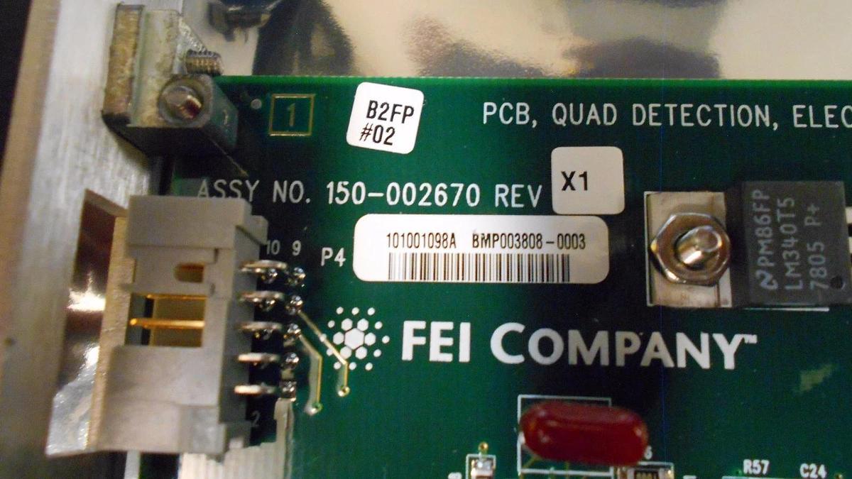 Used FEI Company 150-002670 CLM Optics Quad Detection PCB Card CLM-3D SEM EDCU Used