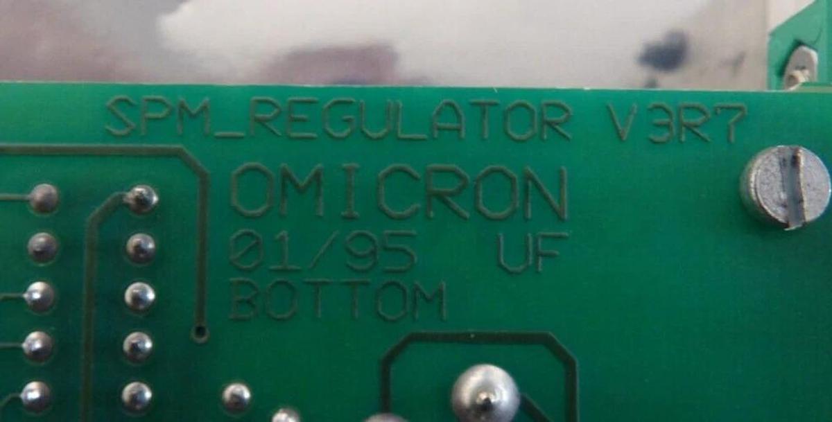 Used Omicron Vakuumphysik SPM_REGULATOR V3R7 SPM CU PCB Assembly Working Spare