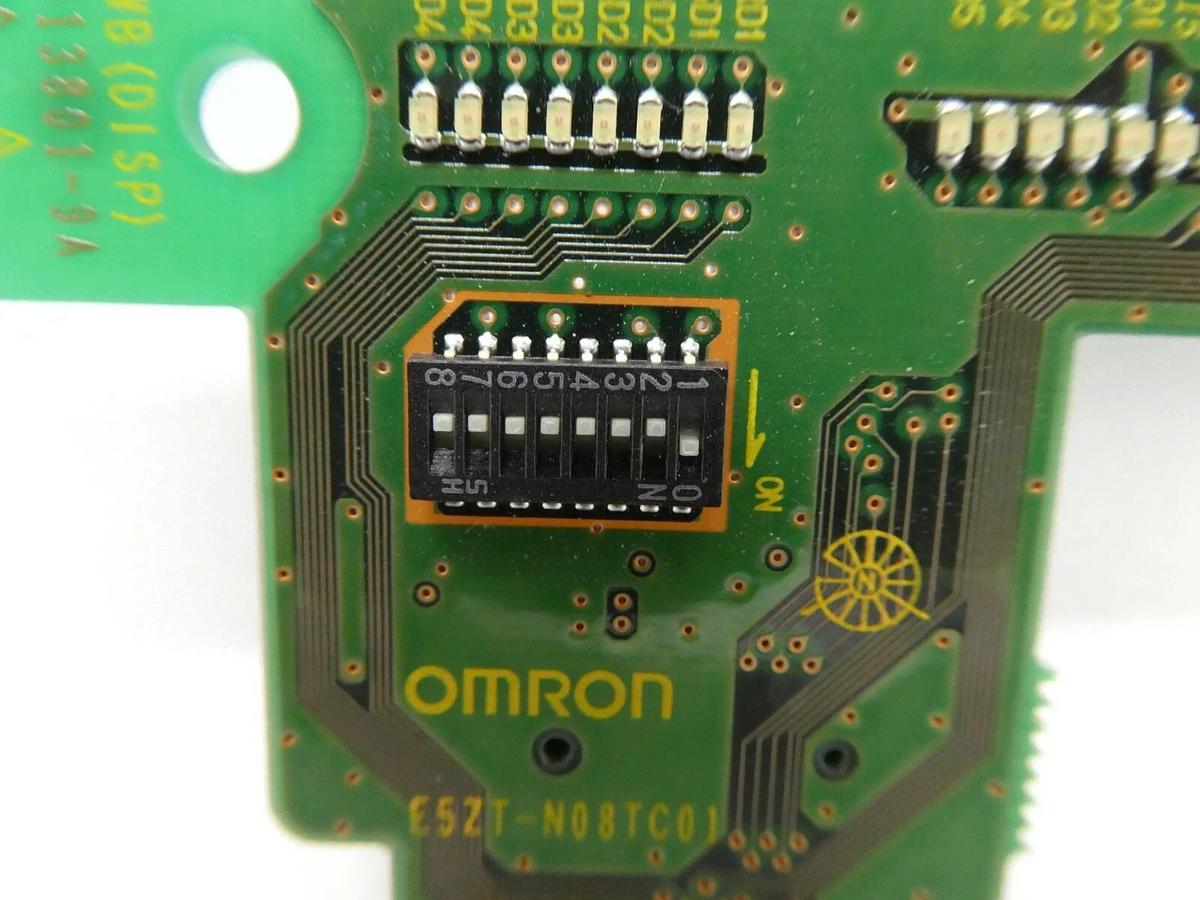 Used Omron 4313801-9A Interface Board PCB PWB(DISP) E5ZT-N08TC01 NSR-S205C Spare