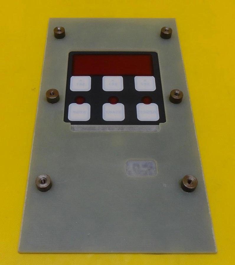 Used Santa Clara Plastics 583-007-1A Process Timer Faceplate 3107 New