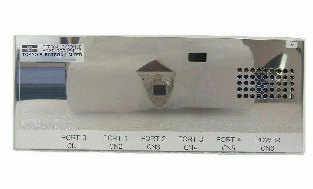 Used TEL Tokyo Electron EC80-000184-12 4-Port Hub TEB004-12/GOHUB PR300Z Working