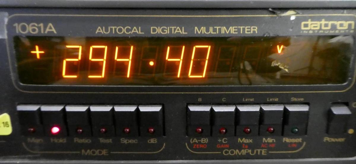 Used Datron Instruments 1061A 5.5 Digit Autocal Digital Multimeter Untested Surplus