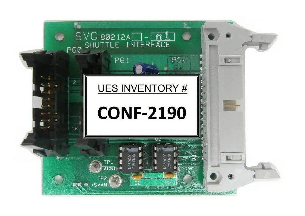 Used SVG Silicon Valley Group 80212A-01 Shuttle Interface PCB 99-80212-01 Working