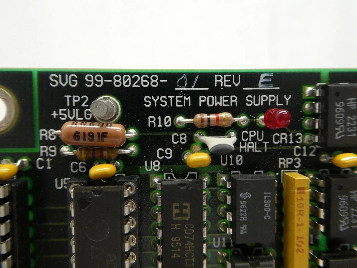 Used SVG Silicon Valley Group 99-80268-01 System Power Supply PCB Rev. E 90S Working