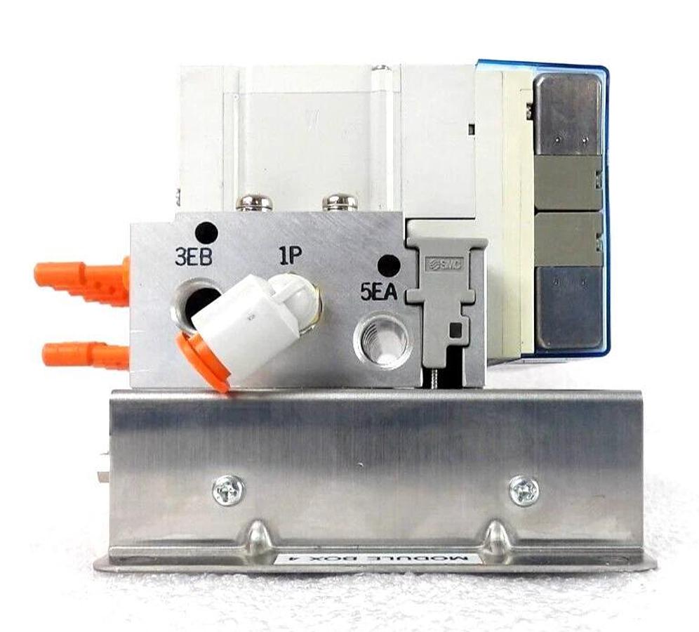 Used SMC IN587-33 32-Port EtherCAT Pneumatic Manifold Assembly Working Surplus