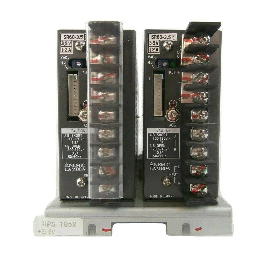 Used Advantest T2000 SoC Dual Power Supply Assembly Nemic-Lambda SR60-3.5 Working