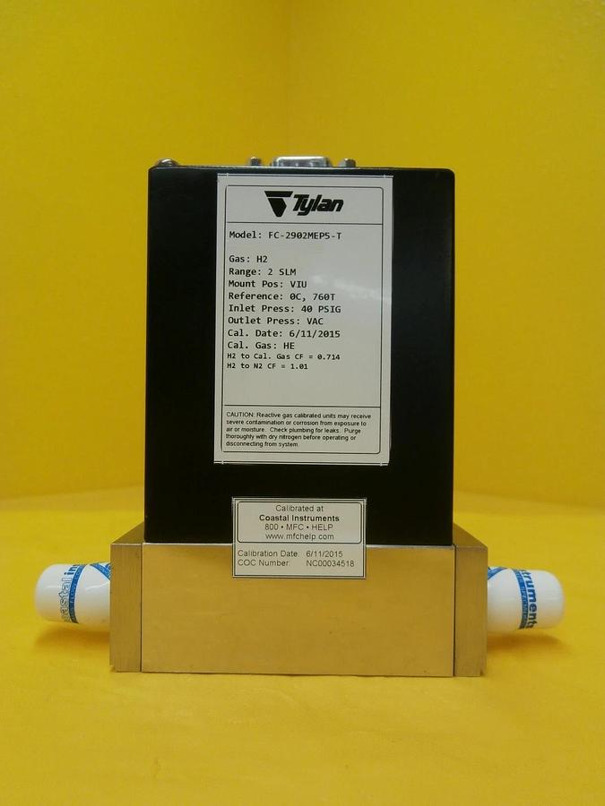 Refurbished Tylan FC-2902MEP5-T Mass Flow Controller MFC 2SLPM H2 Refurbished
