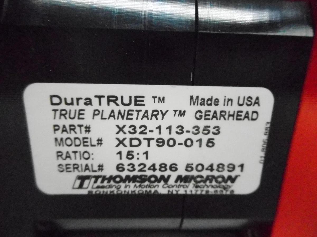 Used Sanyo Denki 103G814-5730 Motor With Thomson Micron X32-113-353 Gear Head XDT90-0