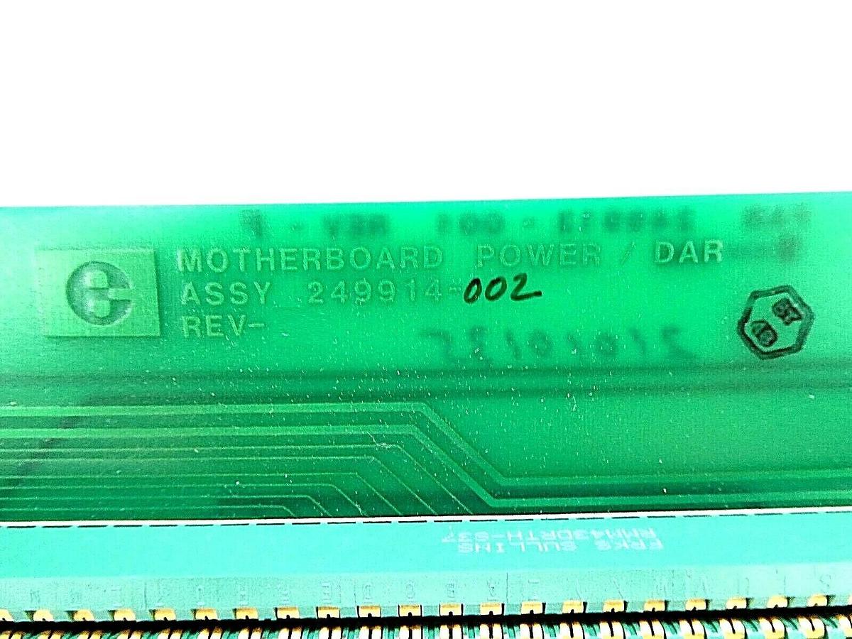 Used Electroglas 249914-002 Motherboard PCB MOTHERBOARD POWER/DAR 4085x Working