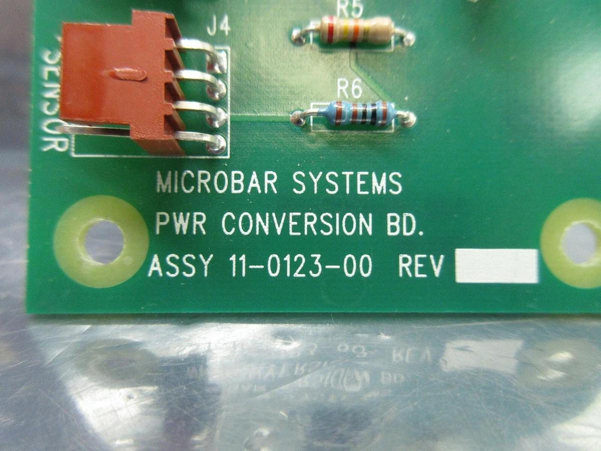Used Microbar Systems 11-0123-00 Power Conversion Board PCB Used Working