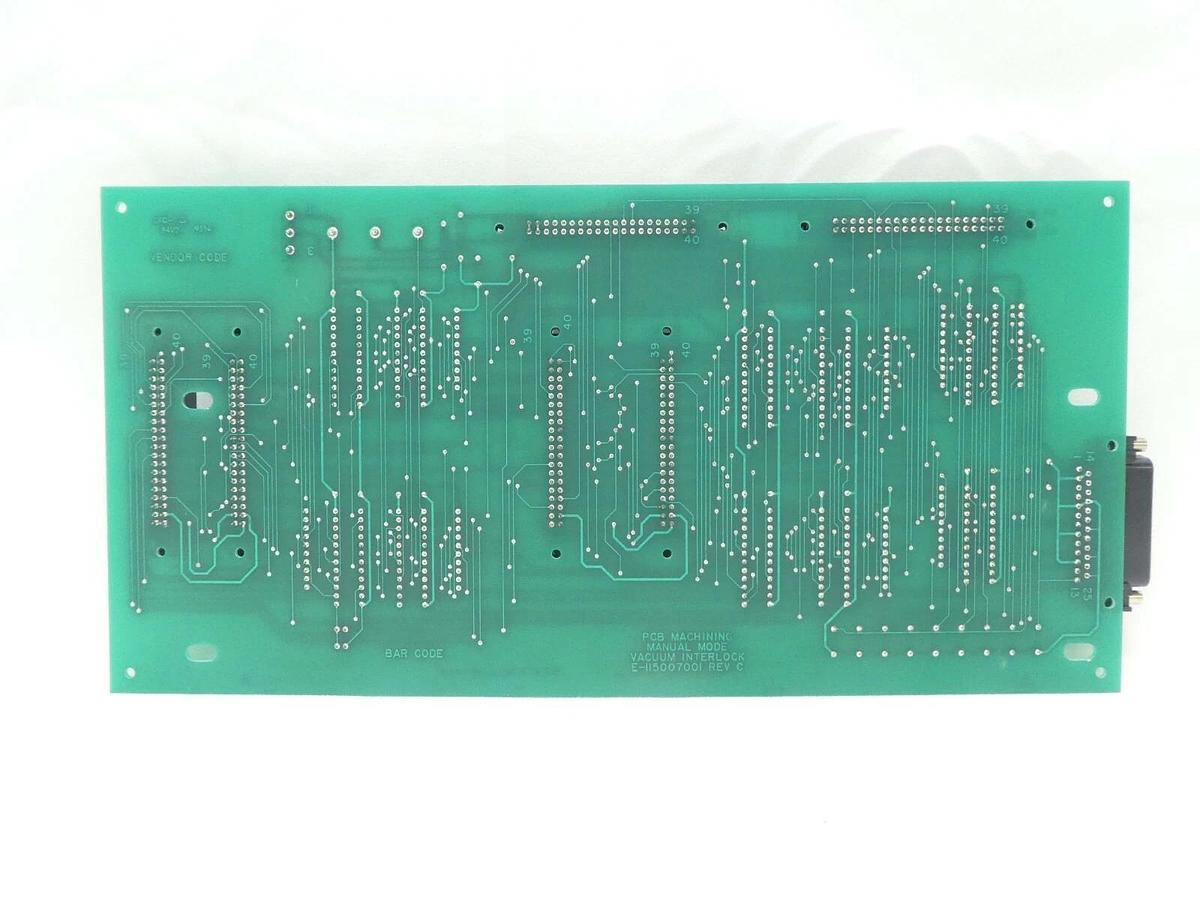 Used Varian Semiconductor VSEA E-115006001 Manual Mode Vacuum Interlock PCB Rev. E