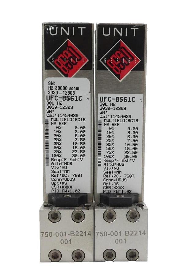 Used UNIT Instruments UFC Mass Flow Controller MFC UFC-3161 UFC-8165 Lot of 15 Spare