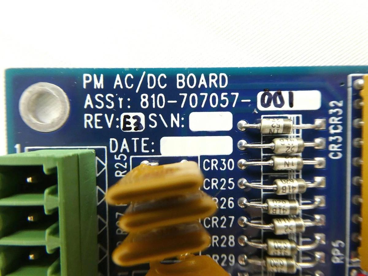 Used Lam Research 810-707057-001 PM AC/DC Board PCB Rev. E3 FPD Continuum Spare