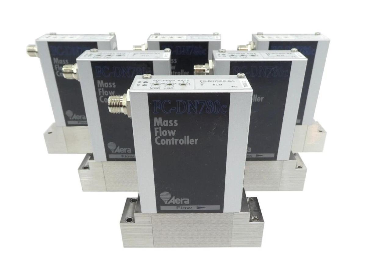 Used Aera FC-DN780C-BA Mass Flow Controller MFC Lot of 6 AMAT 0190-26304 3030-13997