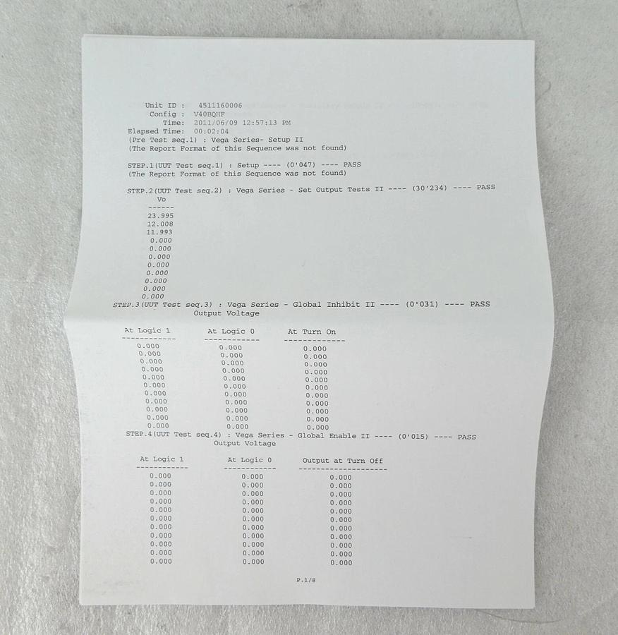 TDK-Lambda V40BQHF Power Supply Vega 450 A24-00006-00 AMAT New Surplus
