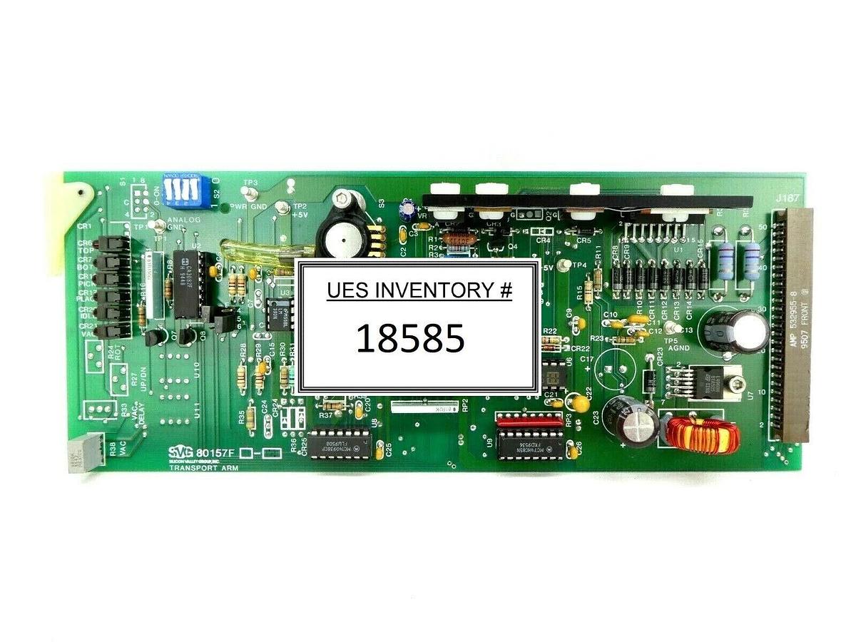 Used SVG Silicon Valley Group 80157F Transport Arm PCB Card SVG 88 System Working