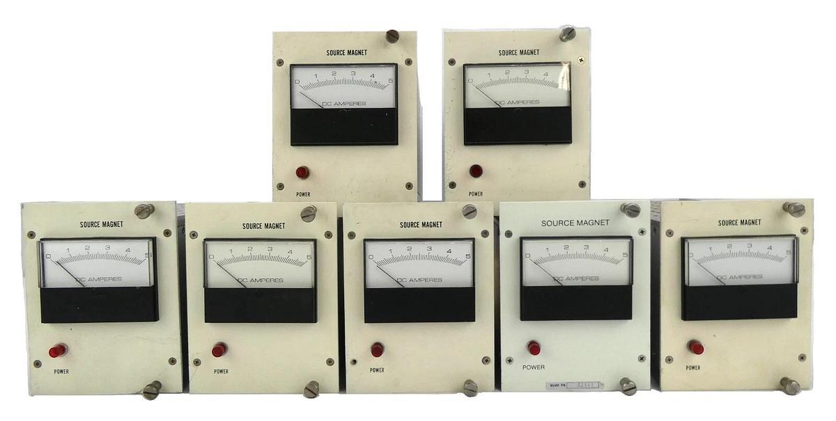 Used Varian Semiconductor Equipment D-08214-1 Source Magnet Gauge Lot of 7 Working