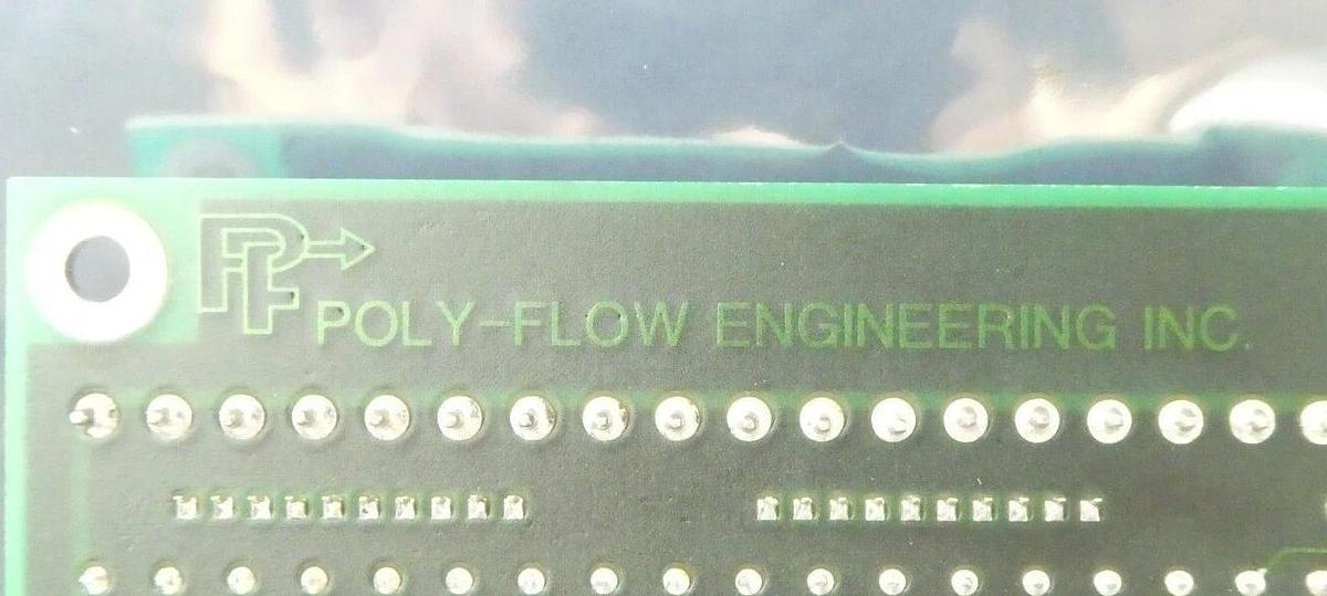 Used Poly-Flow Engineering EA-019 Auto Flow II Micro Controller PCB Working Surplus