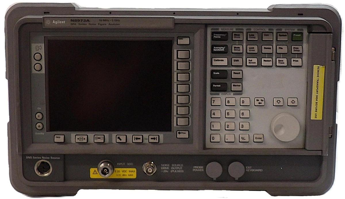 Used Agilent Technologies N8973A Noise Figure Analyzer NFA Series 10MHz-3GHz Surplus