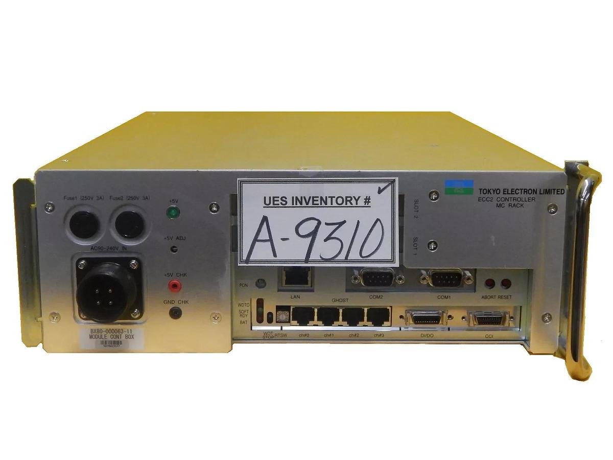 Used TEL Tokyo Electron BX80-000063-11 ECC2 Controller MC Rack Module Telius Working