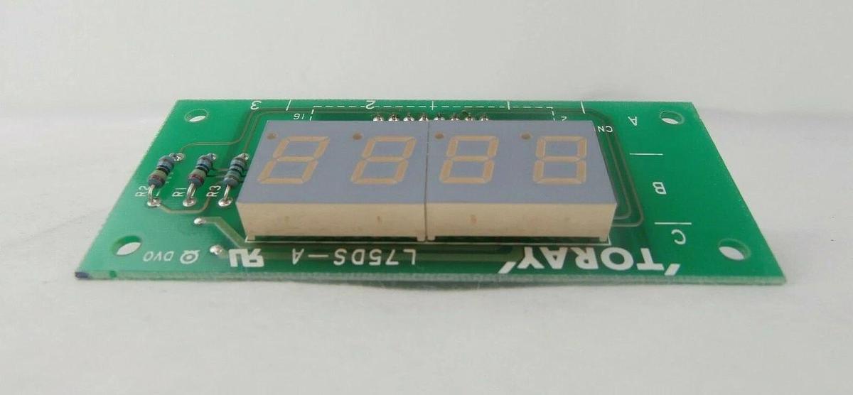 Used Toray 40N 3N307 Oxygen Analyzer Digital Display PCB L75DS-A Working Surplus