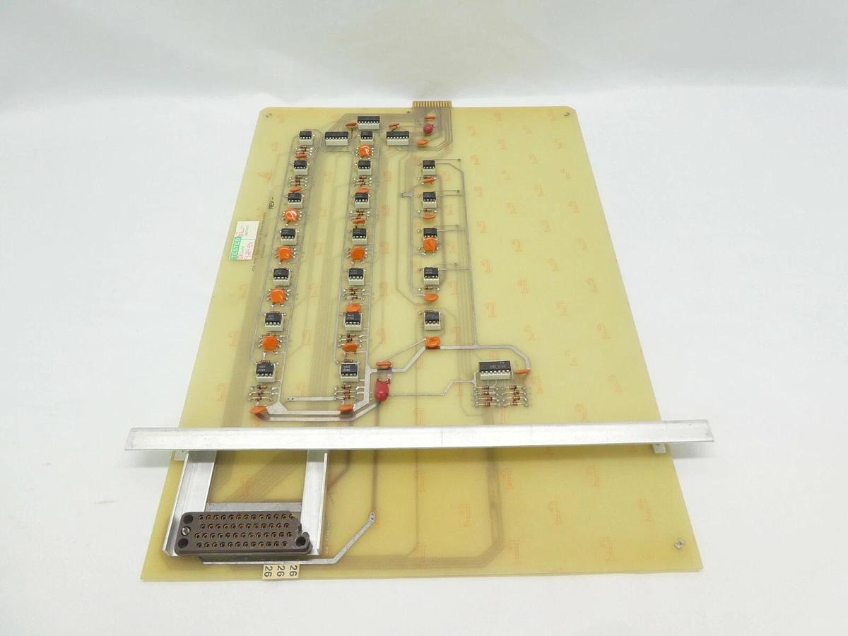 Used Varian Semiconductor VSEA E-F8340001 Data Logger Optical Isolation PCB Working
