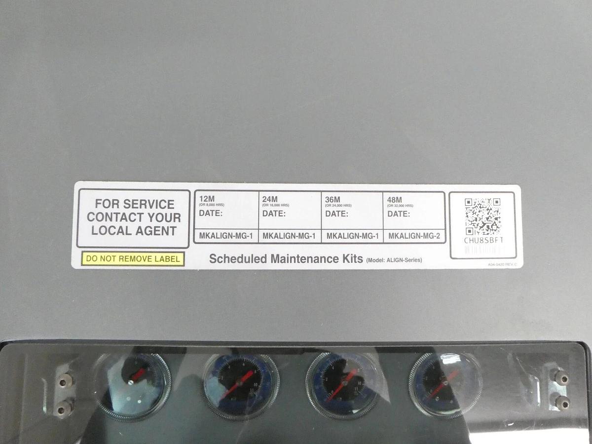 Used Parker ALIGN-MG-NA Tri-Gas Nitrogen Generator ALIGN Series Spare Surplus