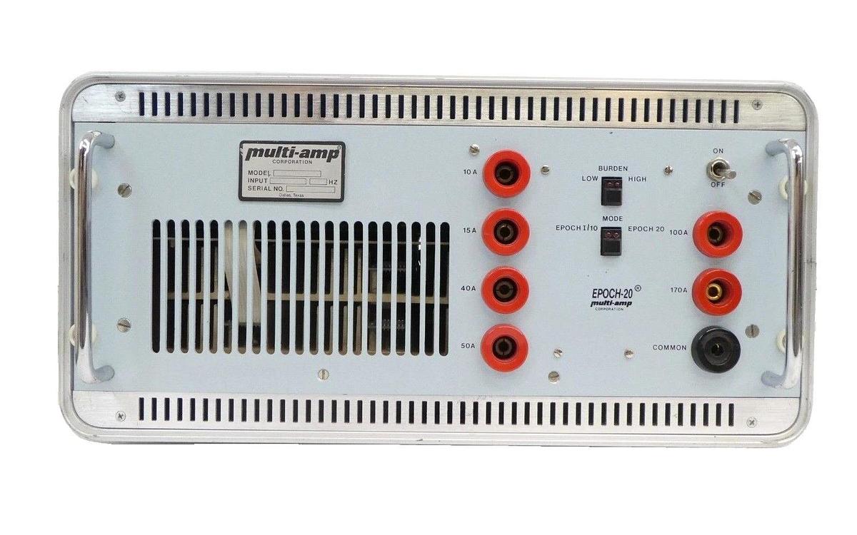 Used AVO Multi-Amp EPOCH-20 High-Current Output Unit Untested Spare Surplus