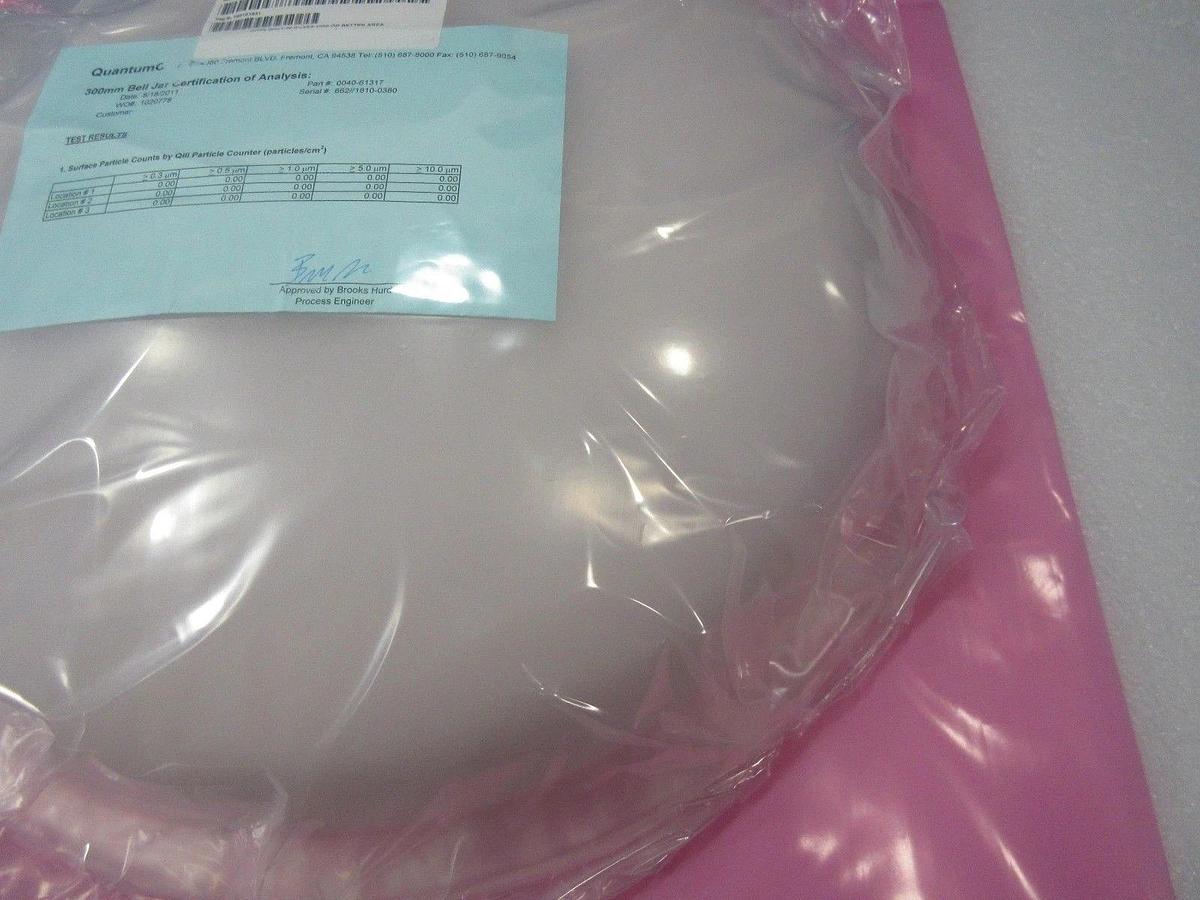Refurbished AMAT Applied Materials 0040-61317 Aluminum Oxide Quartz Bell Jar Refurbished