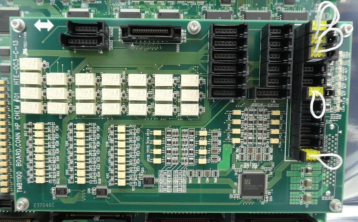 Used TEL Tokyo Electron HTE-0V3-E-15 I/O PCB TMB1000 HTE-0C3-C-13 TMB1100 Working