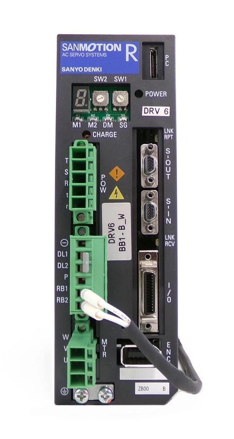 Used Sanyo Denki RS1L01AZB00 Servo Drive SANMOTION R Working