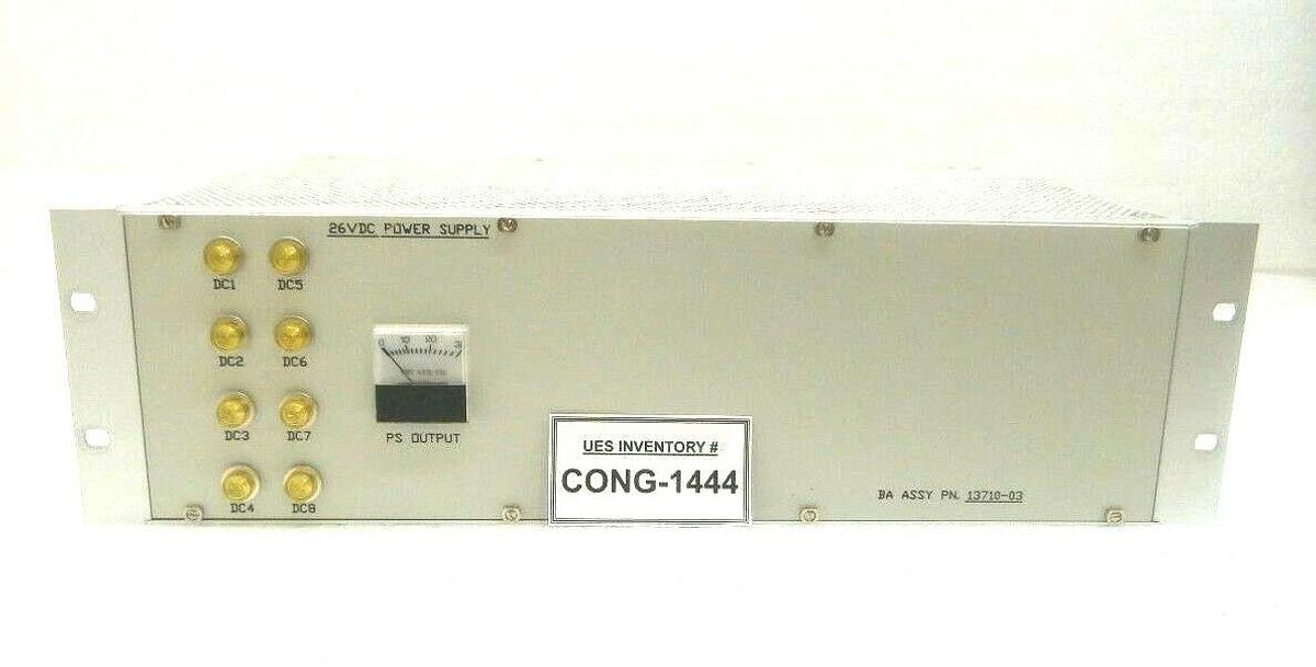 Used Brooks Automation 001-3710-03 26VDC Power Supply 13710-03 Rev. J Used Working
