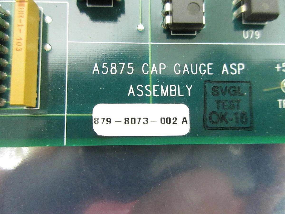 Used SVG Silicon Valley Group 879-8073-002 Cap Gauge ASP Assembly Board PCB Spare