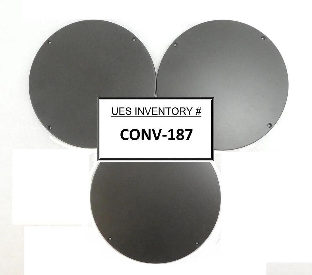 Used Lam Research 4420 200mm Baffle Plate Cover Lot of 3 Rainbow Etcher Working