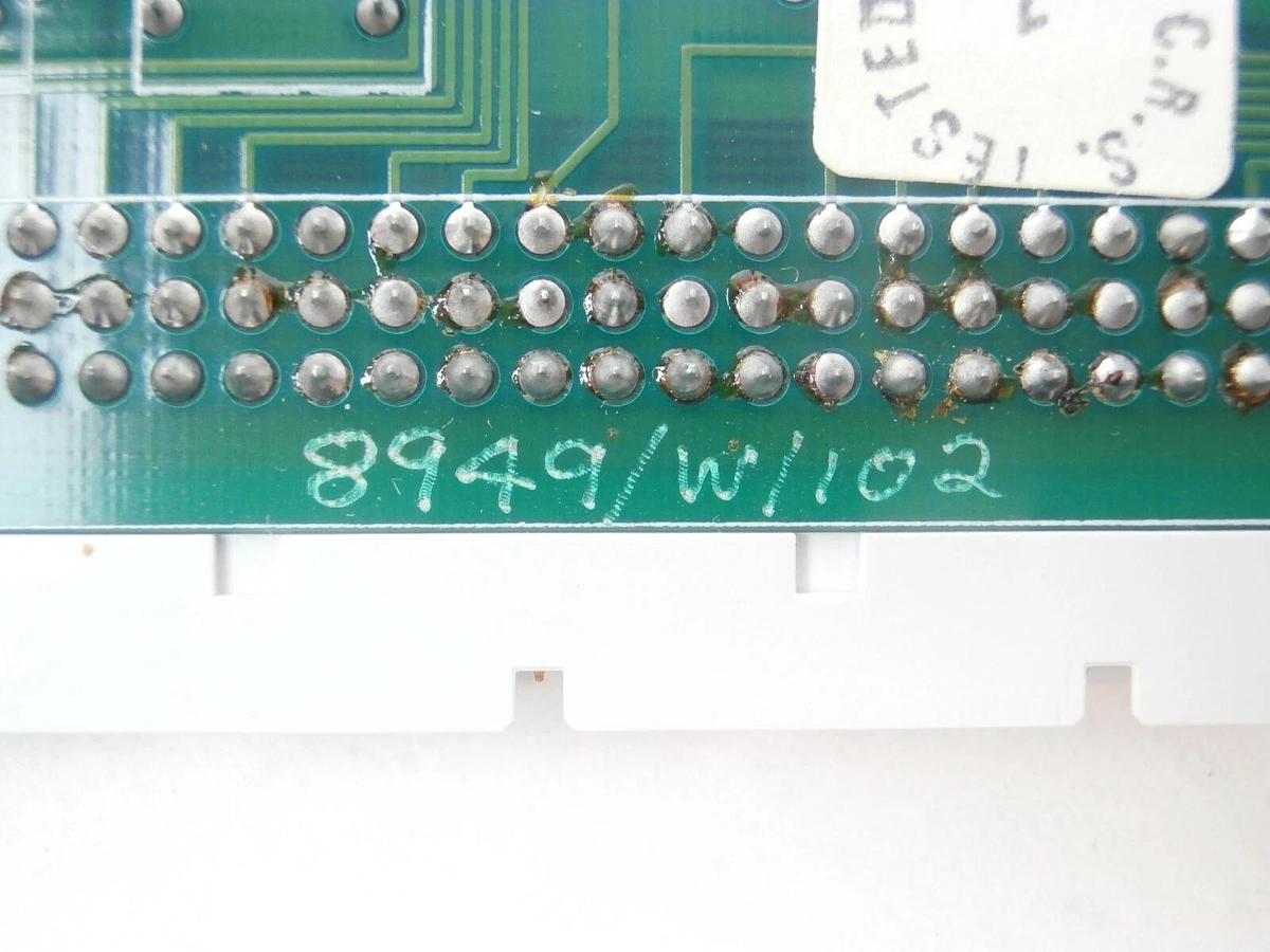 Used Computer Recognition Systems 8937-0000 Processor PCB Card 8949 Quaestor Working