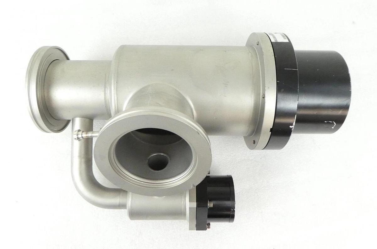Used MKS Instruments 99F0077 UHV Vacuum Isolation Angle Valve ISO80 ISO-K Working