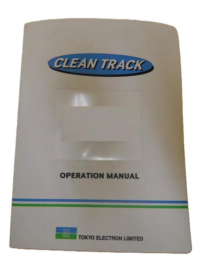 Used TEL Tokyo Electron OEM Operation Manual Set Clean Track Lithius Surplus