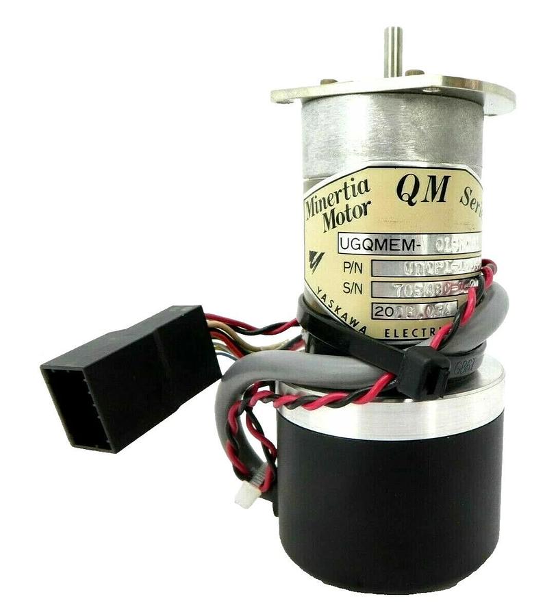 Used Yaskawa UTOPI-100SC Servo Motor QM Series UGQMEM-01SNQ81 Nikon NSR Working