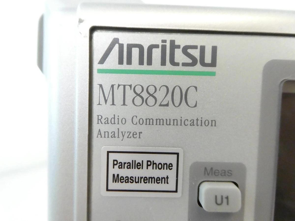 Used Anritsu MT8820C Radio Analyzer GSM W-CDMA CDMA2000 LTE Bent Connectors Spare
