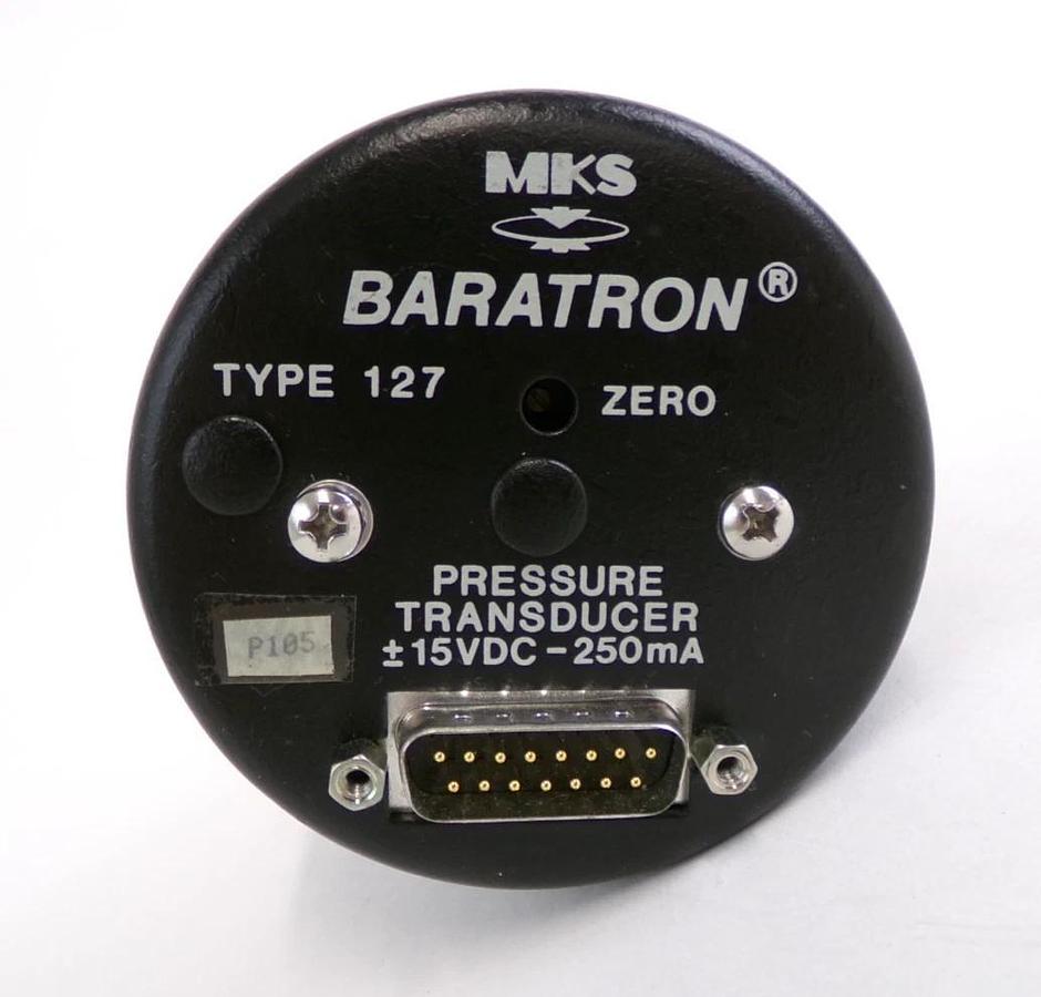 Used MKS Instruments 127AA-00100B Baratron Pressure Transducer Type 127 Working