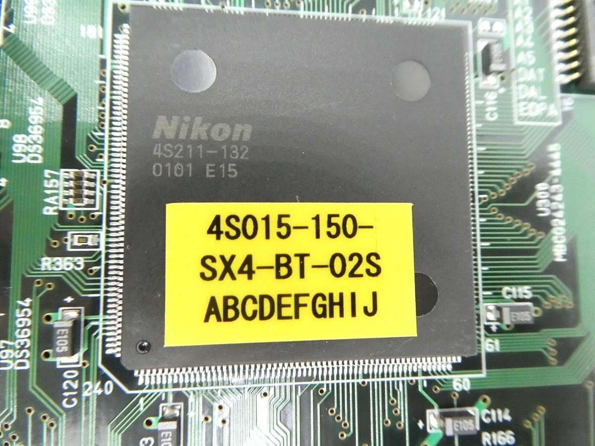 Used Nikon Precision 4S015-119 Processor Board PCB Card VME NK386SX4 NSR Working