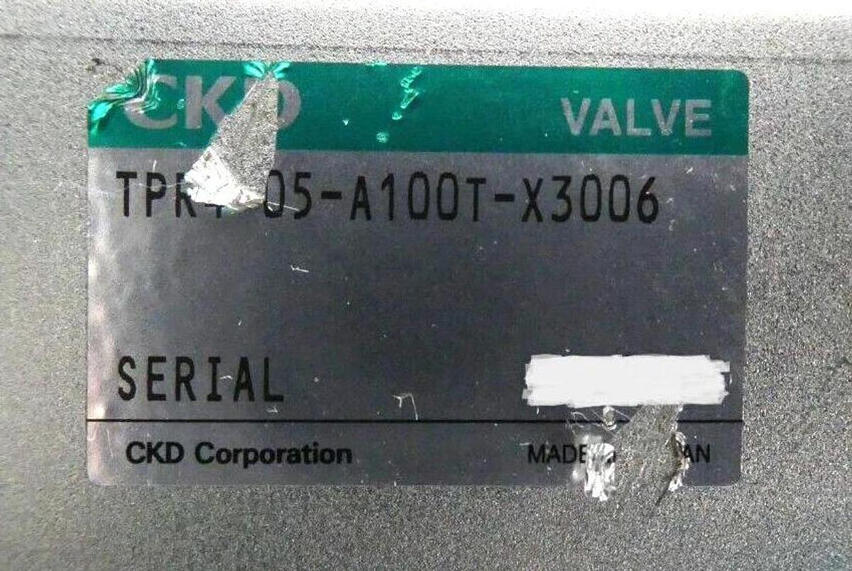 Used CKD TPR4-05-A100T-X3006 Valve Parect Pressure Control Flow Splitter Working