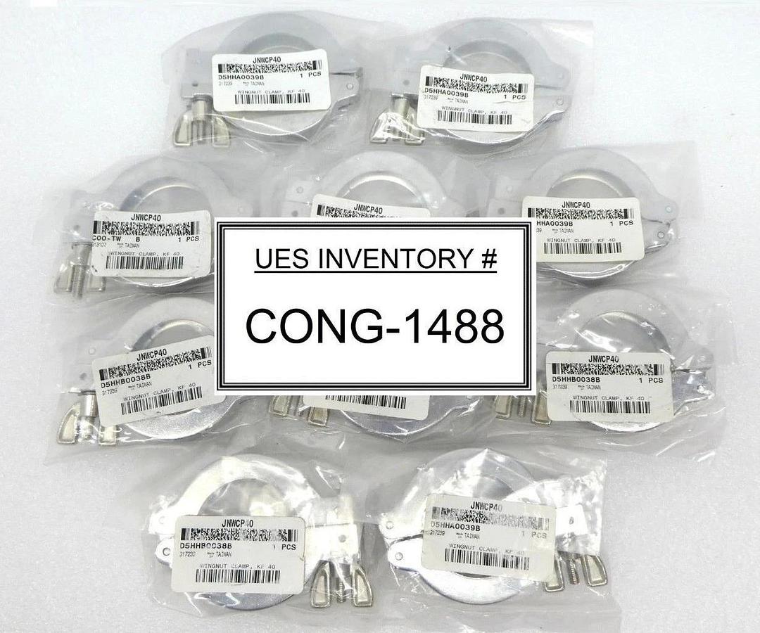 Used Swagelok JNWCP40 Vacuum Wingnut Clamp NW40 KF40 Reseller Lot of 10 New Surplus