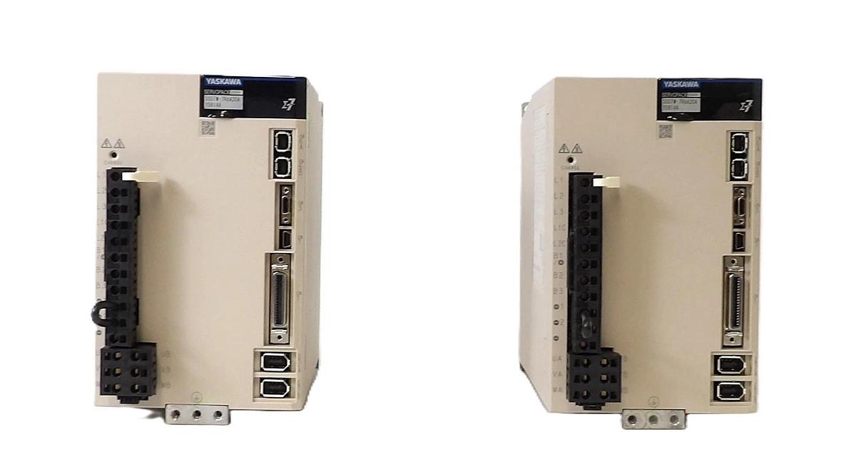 Used Yaskawa Electric SGD7W-7R6A20AY0814A Servo Drive Sigma-7 SERVOPACK Working