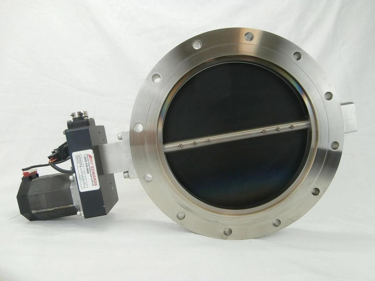 Used Edwards 1850 Mechanical Vacuum Throttle Valve ISO200 Tegal 6500 Used Working