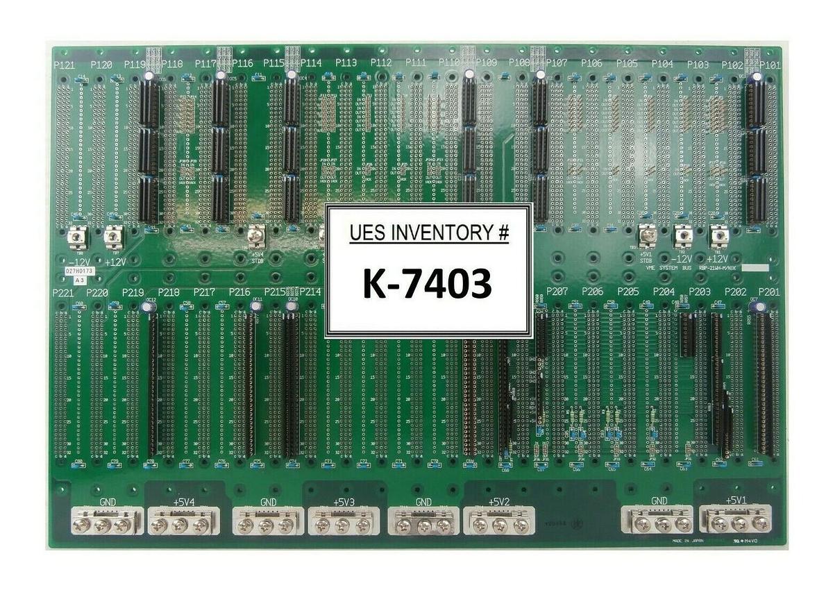 Used DNS Dainippon Screen RPB-21WH-M/NIK VME Bus System Backplane Board PCB Working