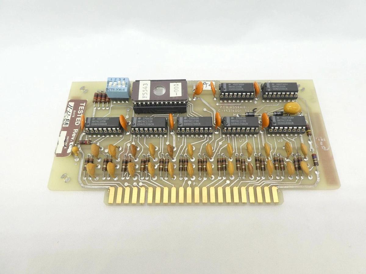 Used Varian Semiconductor VSEA C-F5374001 Logic Control PCB Rev. C Working Surplus