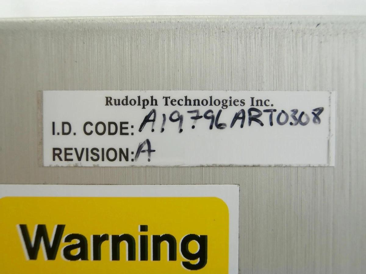 Used Rudolph Technologies A19796ART0308 UV Optics Assembly HC302-2510 A15032 Working