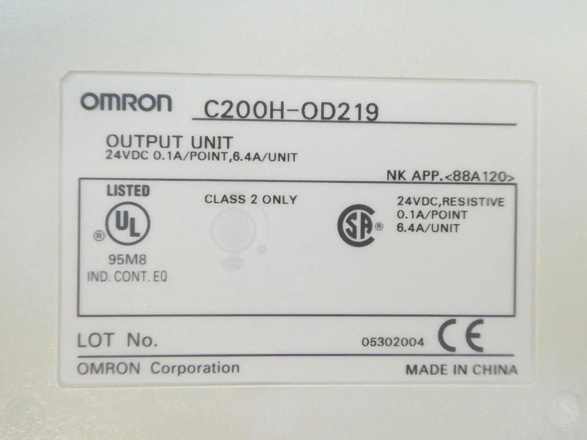 Used Omron C200H Series PLC Reseller Lot of 24 CPU42 ID217 OD219 MAD01 PD024 Working