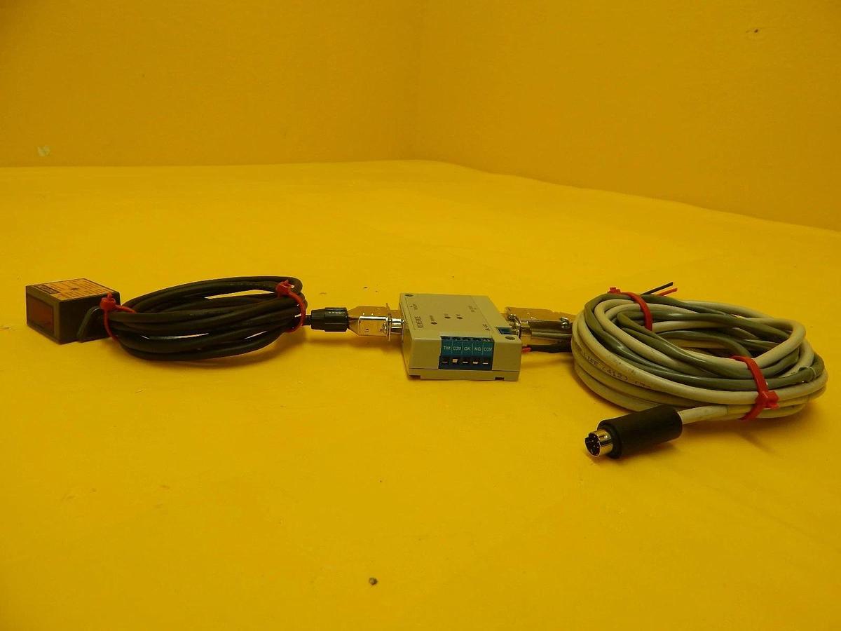 Used Keyence BL-600HA Laser Barcode Reader with BL-U2 Power Supply Zygo ARMI Used